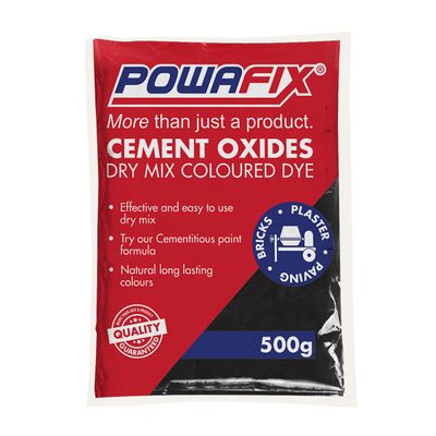 POWAFIX CEMENT OXIDE POWDER BLACK 500G
