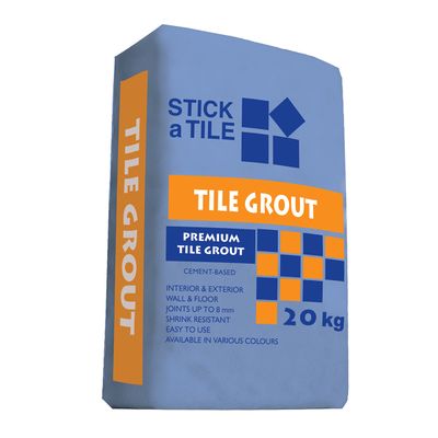 Stick A Tile Grout 20kg Ivory