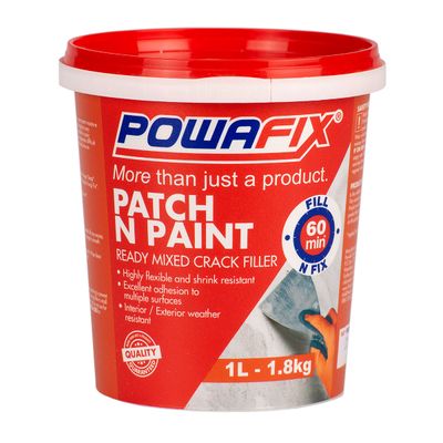 POWAFIX PATCH N PAINT CRACKFILLER 1L