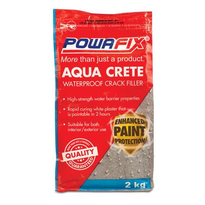 POWAFIX AQUA CRETE WATERPROOF CRACK FILLER 2KG