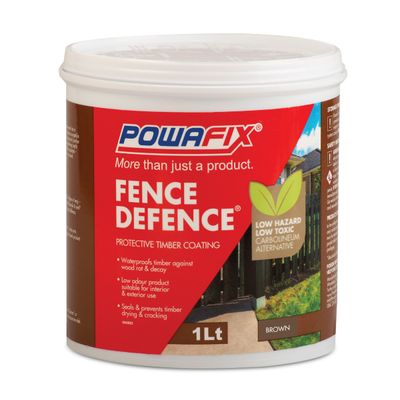 POWAFIX FENCE DEFENCE BROWN 1L