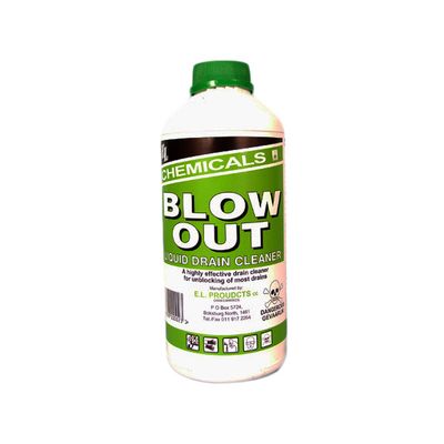 BLOWOUT Drain Cleaner Acid Base 1l