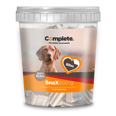 COMPLETE SNAX PEANUT BUTTER BITES SEMI MOIST 600G