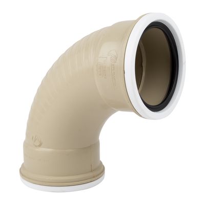 WASTE BEND 90DEG UG 110MM LONGER-RADIUS