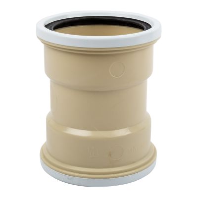 WASTE SOCKET DOUBLE PVC UG 110MM SABS