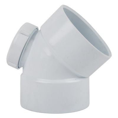 WASTE BEND 45DEG SV I.E 50MM SABS