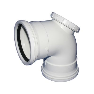 WASTE BEND 87.5DEG SV I.E 110MM SABS