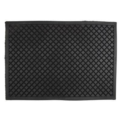 MAT CAR RUBBER BLK UNIVERSAL 50 X34