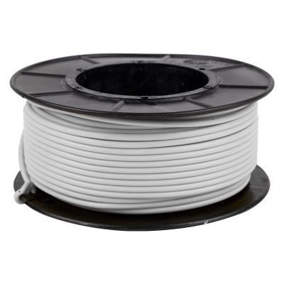 ELECTRIC CABLE 1.60MM SINGLE CORE WHITE PM