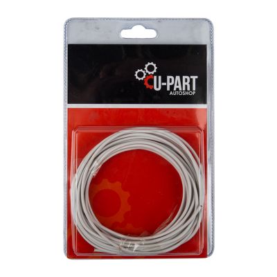U-PART ELECTRIC WIRE 1.6MM 5M WHT