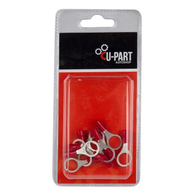 U-PART TERMINAL RING LUG RED 0.5-1.5MM 10MM LR1501