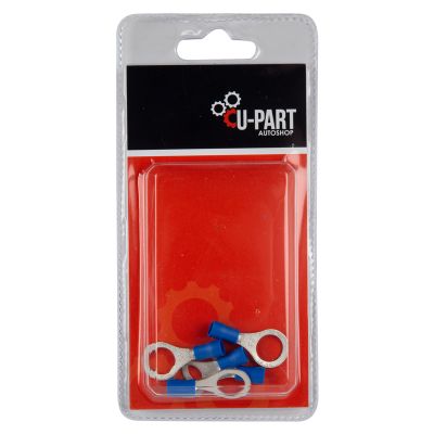 U-PART TERMINAL RING LUG BLU 1.5-2.5MM 10MM LR2501