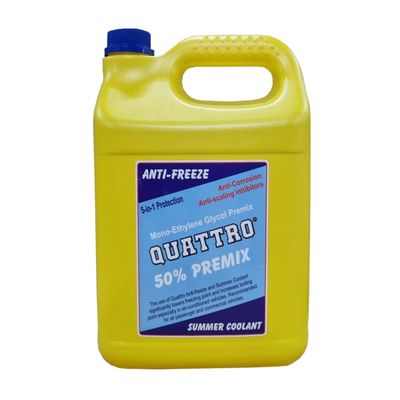 QUATTRO ANTI-FREEZE SUMMER COOLANT 5L