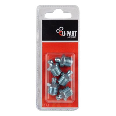 U-PART Grease Nipple Straight 1/4inch Bspx5