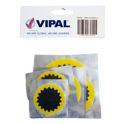 VIPAL Tube Patch Mixed Pre Pack Of 8 Patches