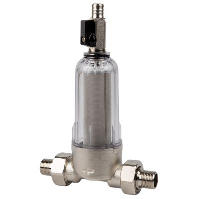 TORRENTI INLINE FILTER NICKEL PLATED COMP BSP 25MM