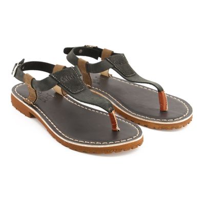 BATA SAFARI QUEST LADIES BLACK/BROWN SIZE 8