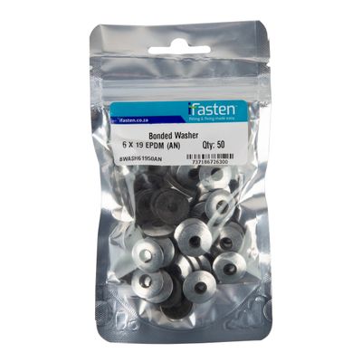 IFASTEN Washer Bonded Epdm 6x19mm 50 Pp