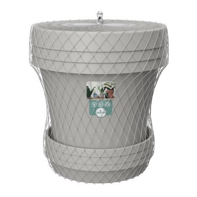 SEBOR SUPER POT & SCR ST 20CM X 3 LIGHT GREY