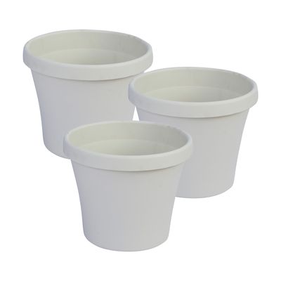 SEBOR SUPER POT & SCR ST 25CM X 3 LIGHT GREY