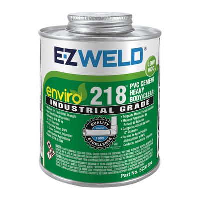 EZ WELD 218 PVC CEMENT HEAVY BODY CLEAR 118ML