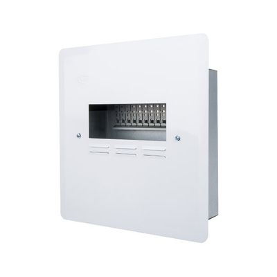 DISTRIBUTION BOARD MINI RAIL 16W FLUSH METAL