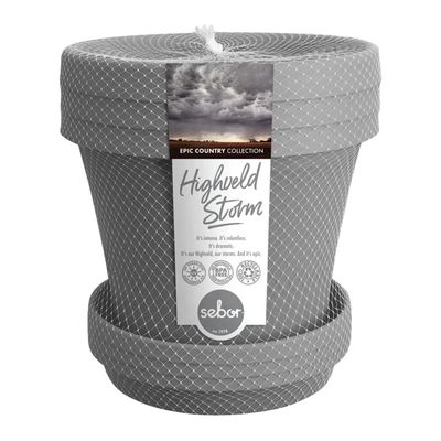 SEBOR SUPER POT & SCR ST 15CM X 3 HIGHVELD STORM
