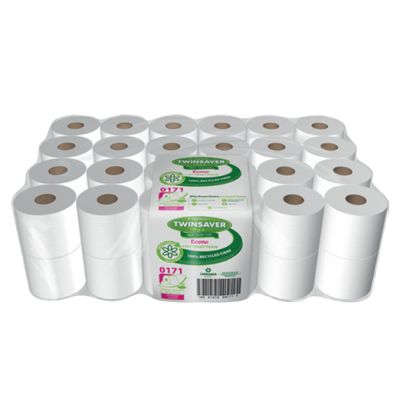 TWINSAVER Toilet Paper 1ply Recy Econo 48pc 0171