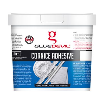 GLUEDEVIL Cornice Adhesive Bucket 5lt