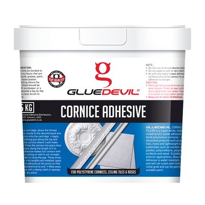 GLUEDEVIL CORNICE ADHESIVE BUCKET 5KG