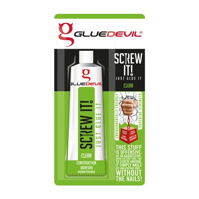 GLUEDEVIL SCREW IT! JUST GLUE IT B/P CLEAR 90ML