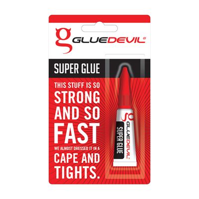 GLUEDEVIL SUPER GLUE SINGLE CARDED 3GR