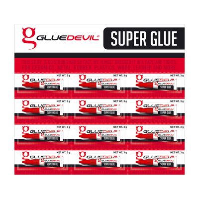 GLUEDEVIL SUPER GLUE 12 PER DISPLAY CARD 3GR