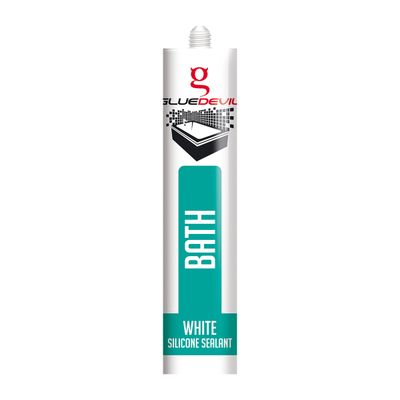 GLUEDEVIL SILICONE BATH WHITE 280ML