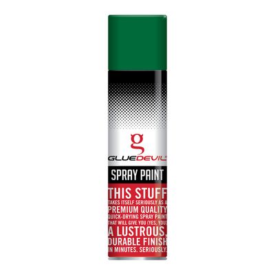 GLUEDEVIL SPRAY PAINT 300ML GRASS GREEN