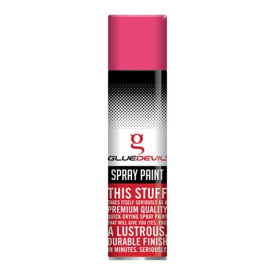 GLUEDEVIL SPRAY PAINT 300ML HOT PINK