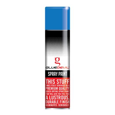 GLUEDEVIL SPRAY PAINT 300ML OCEAN BLUE