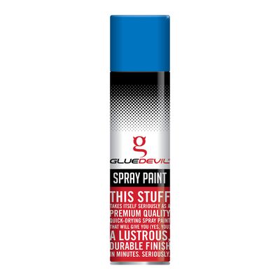 GLUEDEVIL SPRAY PAINT 300ML SKY BLUE