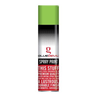 GLUEDEVIL SPRAY PAINT 300ML FLUORESCENT GREEN