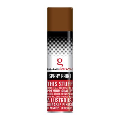 GLUEDEVIL SPRAY PAINT 300ML GOLDEN BROWN