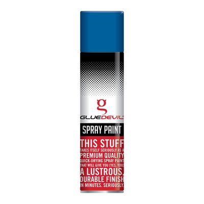 GLUEDEVIL SPRAY PAINT 300ML HAMMER BLUE