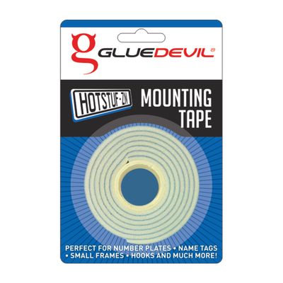 GLUEDEVIL D/SIDED MOUNTING TAPE 1.5MMX18MMX1M