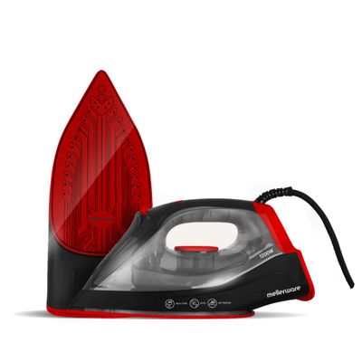 MELLERWARE IRON STEAM DRY 250ML 1200W BLACK