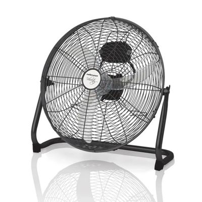 MELLERWARE FAN FLOOR STEEL 3 SPEED 60W 45CM BLACK
