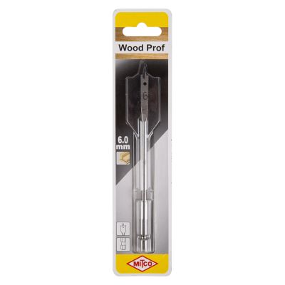 MITCO WOOD FLAT DRILL BIT 6MM