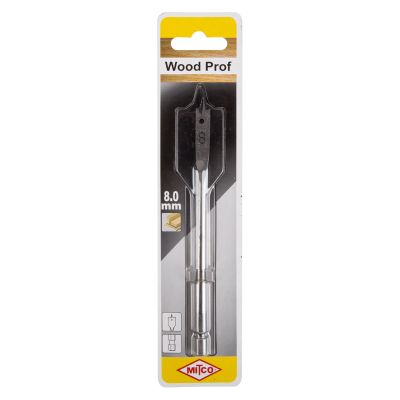 MITCO WOOD FLAT DRILL BIT 8MM