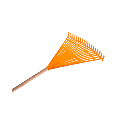 RAKE DOUBLE PLASTIC WITH HANDLE