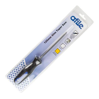 AFILE SLIM TAPERED SAW FILE 125MM PACKED