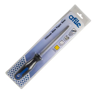 AFILE SLIM TAPERED SAW FILE 150MM PACKED