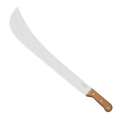 TRAMONTINA MACHETE 20IN 51CM W/WOODEN HANDLE CURVE